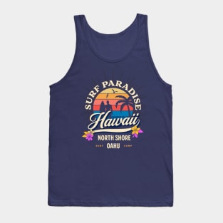 Surf Paradise North Shore Oahu Hawaii Tank Top